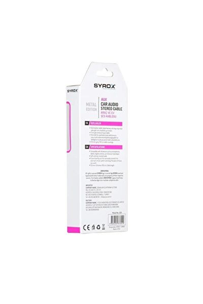 Syrox Ses Kablosu
