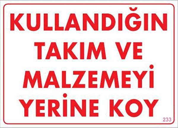 Skygo Güvenlik Uyarı İşaretleri, İş Güvenliği Levhaları