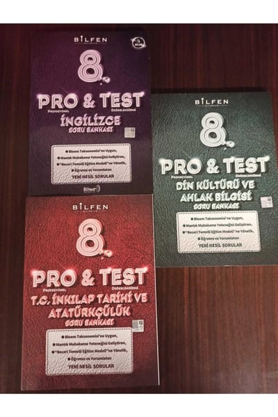 Bilfen Yayıncılık Ders ve Yardımcı Kaynak Kitapları