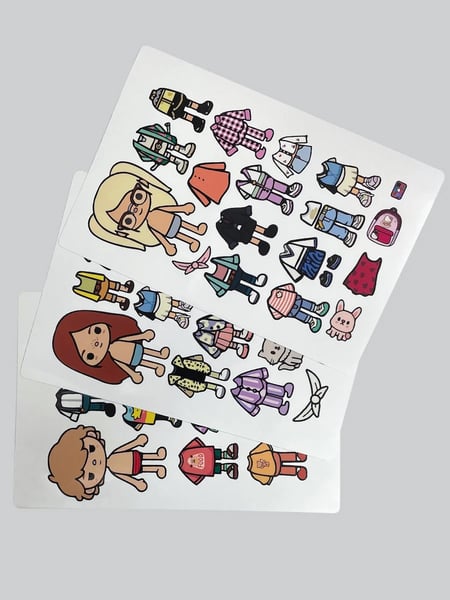 Papağan Kırtasiye Boy Ölçer, Sticker