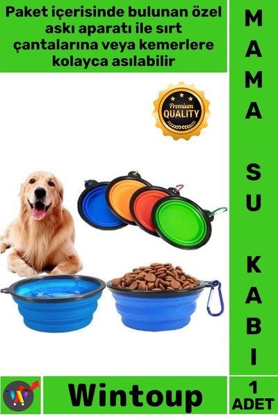 Wintoup Köpek Mama ve Su Kapları