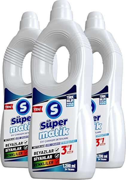 Süpermatik Sıvı Deterjan