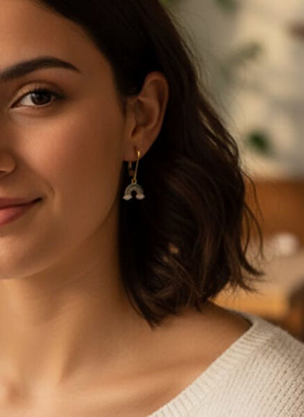 Papatya Silver Küpe