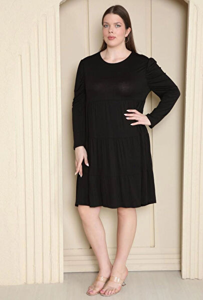 ŞERİCE Büyük Beden Günlük Elbise