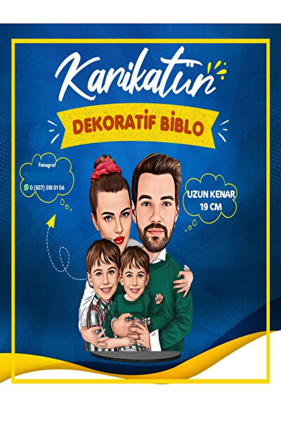 WonderLike Dekoratif Obje, Biblo, Figür