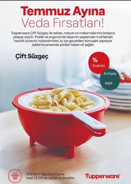 Tupperware Süzgeç
