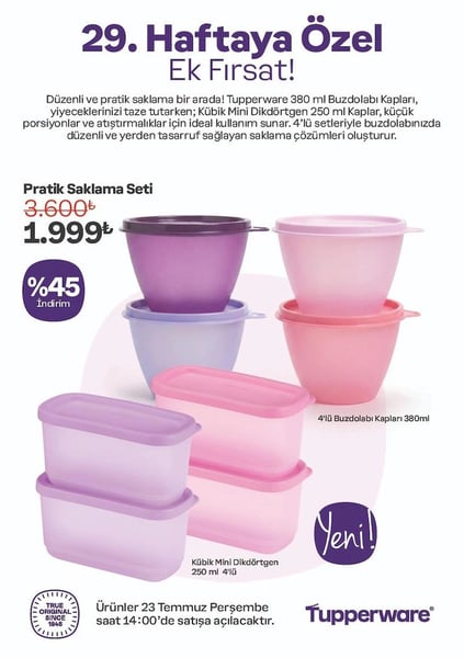 Tupperware Sefertası