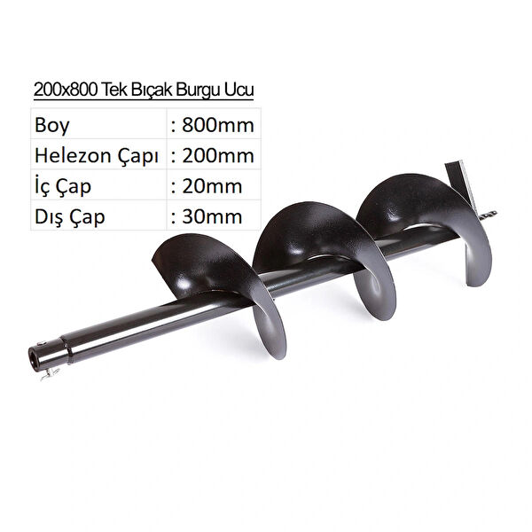 BALATLI Toprak Burgu Makinesi, Aksesuar