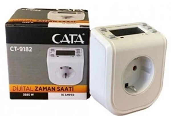 3E Tasarım Zaman Ayarlı Priz