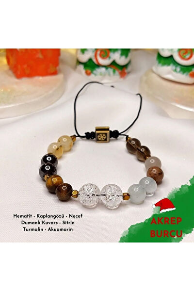 Zodyak Doğal Taş Bileklik