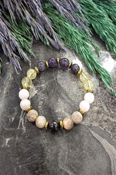 Zodyak Doğal Taş Bileklik