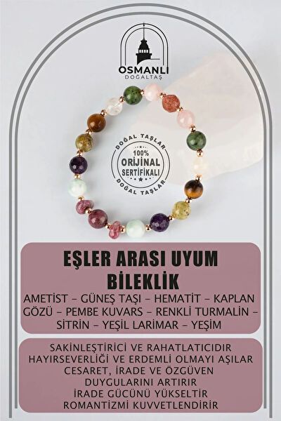 Zodyak Doğal Taş Bileklik