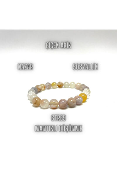 Zodyak Doğal Taş Bileklik