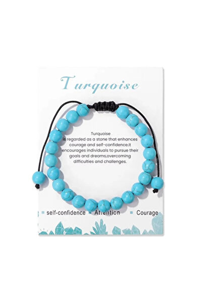 Zodyak Doğal Taş Bileklik