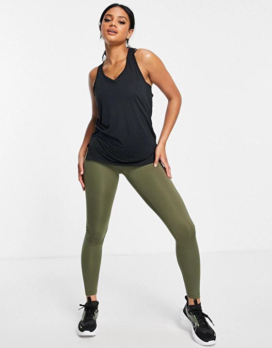Nike One Performance Training Dri Fit Leggings Toparlay c c Cepli Haki Ye il Tayt Fiyatlar ve Modelleri Pazarama