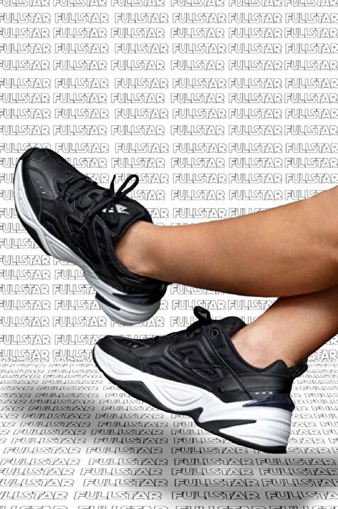 Nike M2K Tekno Leather Unisex Sneaker Hakiki Deri Spor Ayakkab Siyah Yukseklik 4cm Fiyatlar ve Modelleri Pazarama