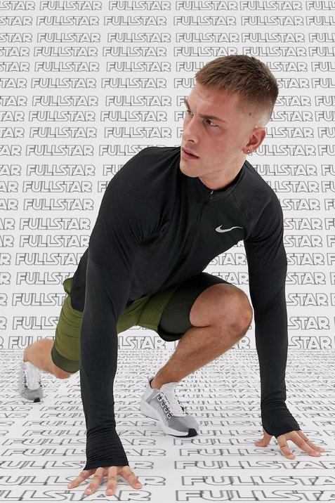 Nike Dri Fit Element Top Half Zip Sweatshirt Erkek Uzun Kollu