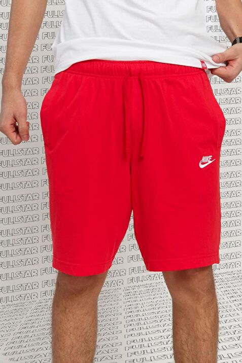 Nike Sportswear Club Jersey Cotton Shorts Unisex Pamuklu ince Yazl k ort K rm z Fiyatlar ve Modelleri Pazarama