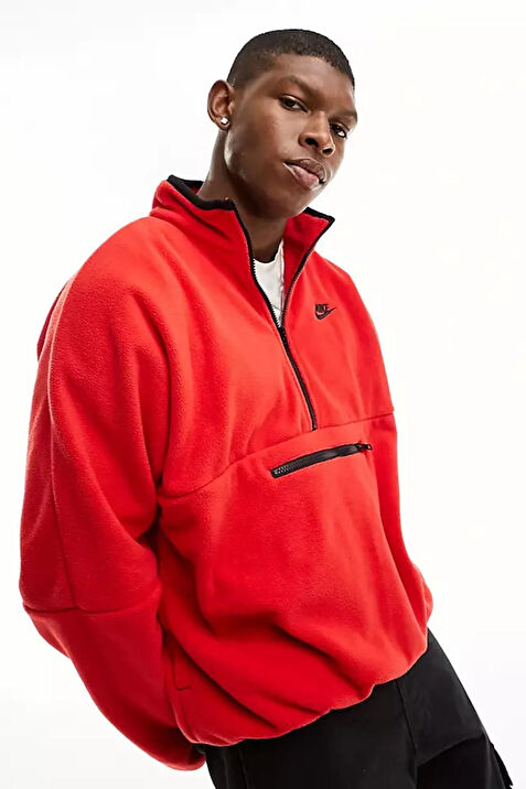 Nike fleece red top