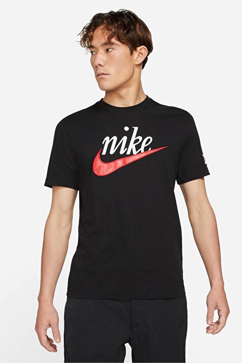 Nike Sportswear Futura Swoosh Logo T Shirt Unisex Bask l Ti ort Siyah Fiyatlar ve Modelleri Pazarama
