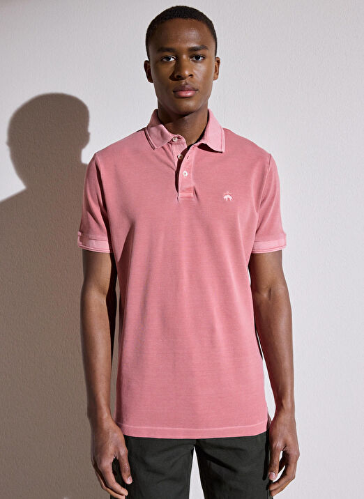 Brooks Brothers Polo Yaka Gul Kurusu Erkek T Shirt BBSP23MTS004 Fiyatlar ve Modelleri Pazarama