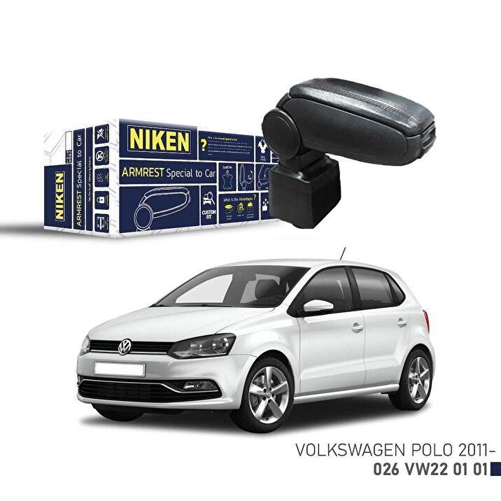 Niken VW Polo 2011 Araca Ozel Kol Dayama Siyah