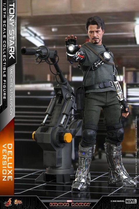 Hot Toys Tony Stark (Mech Test Deluxe Version) Sixth Scale Figure