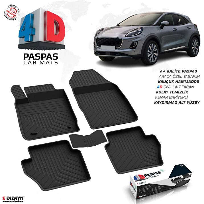 S Dizayn Ford Puma 4D Havuzlu Paspas 2019 Uzeri A Kalite Fiyatlar ve Modelleri Pazarama