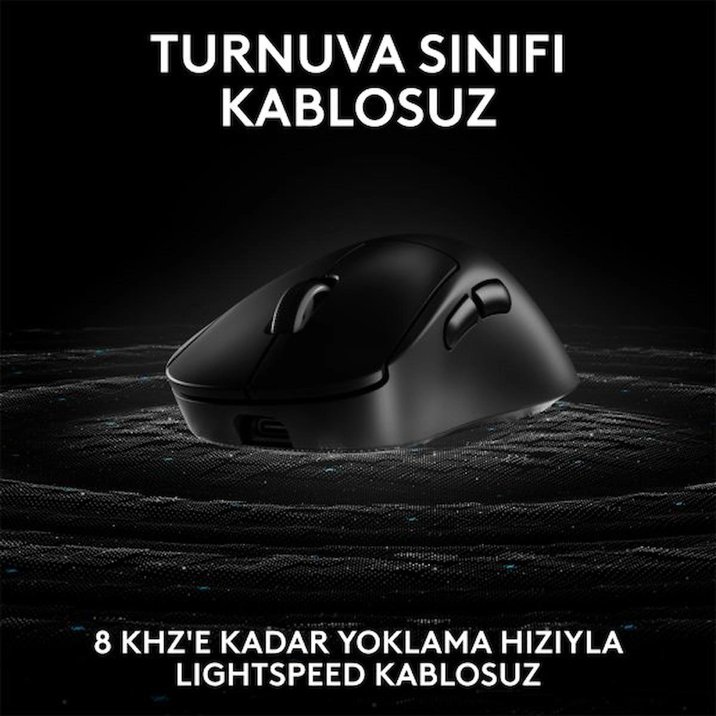 Logitech G PRO X Superlight 2 DEX Kablosuz Siyah Gaming Mouse (910