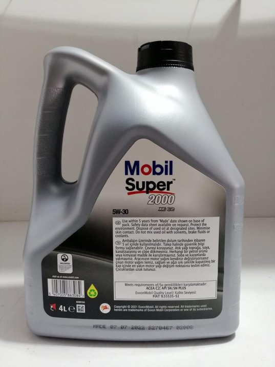 Mobil Super 2000 XE C2 5W-30 DPF Motor Yağı 4 L Fiyatları ve