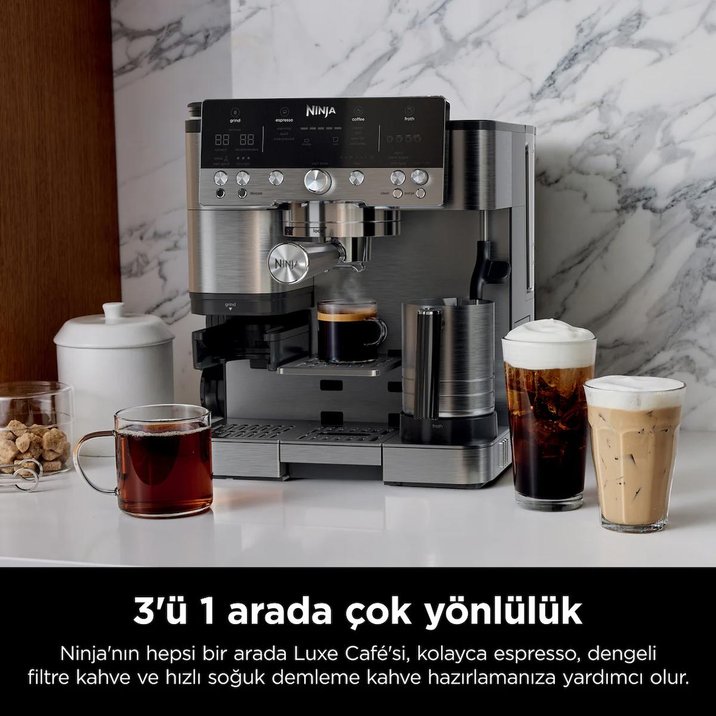 night cafe Ninja Luxe Cafe Premier Yarı Otomatik Espresso Makinesi Fiyatları