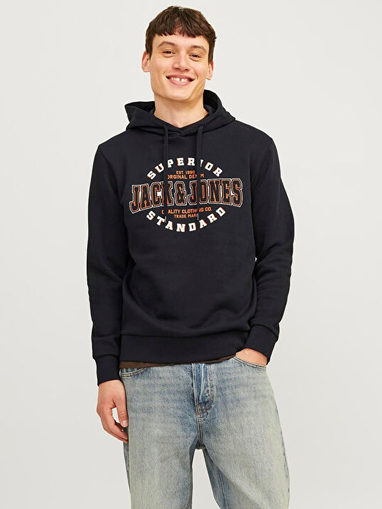 Jack Jones Jjelogo Sweat Hood 2 Col 24 25 Noos Erkek Sweat 12255617 Black Fiyatlar ve Modelleri Pazarama