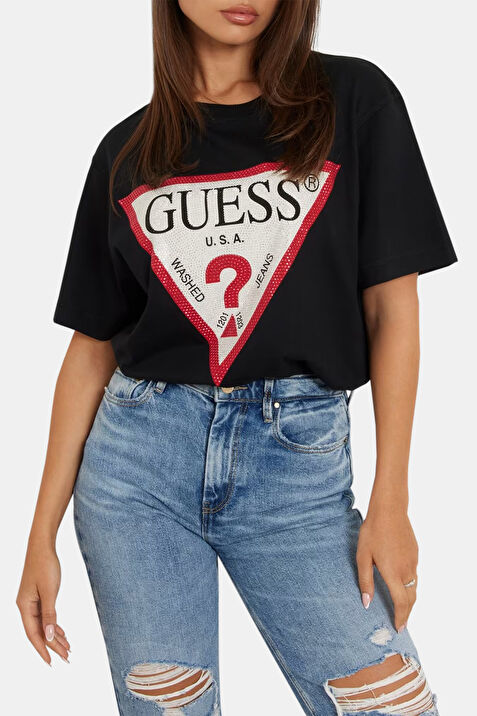 Guess Bayan T Shirt W4YI34 I3Z14 JBLK Fiyatlar ve Modelleri Pazarama