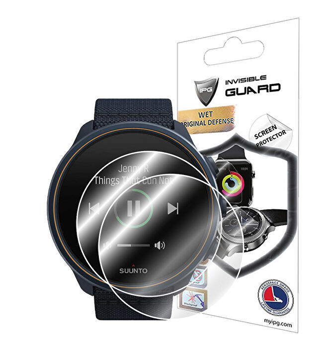 Suunto 9 G1 Baro Smart Watch ile uyumlu IPG Ekran Koruyucu 2 Adet