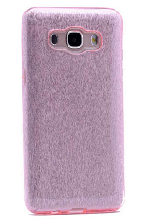 Samsung Galaxy J5 Uyumlu K l f Shining Silikon Rose Gold