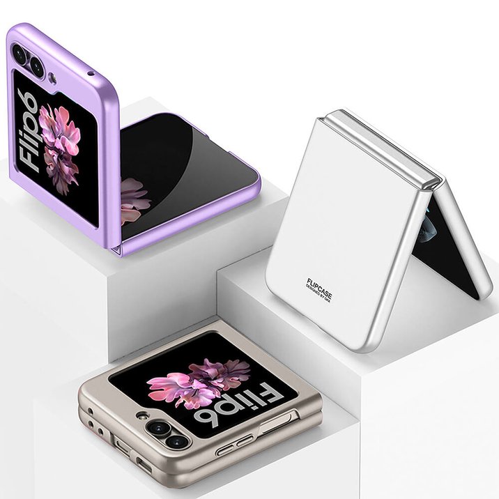 Galaxy Z Flip 6 Kılıf Zore Sert Kıpta Kapak-Mor Fiyatları ve
