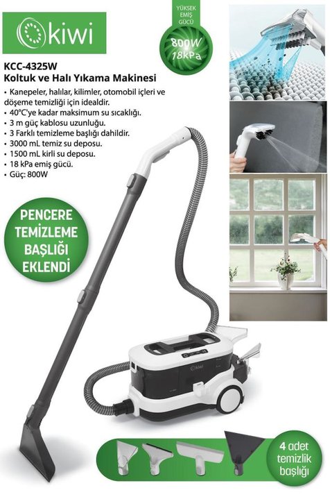 Kiwi Yeni Ekstra (4325 YENİ MODEL) Pencere Temizleme Aparatlı