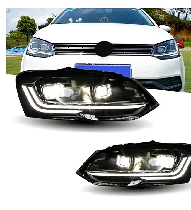 Vw polo 6r 6c on far lambas yeni dizayn 2009 2016