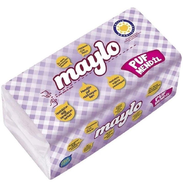 Maylo Puf Mendil 150'li