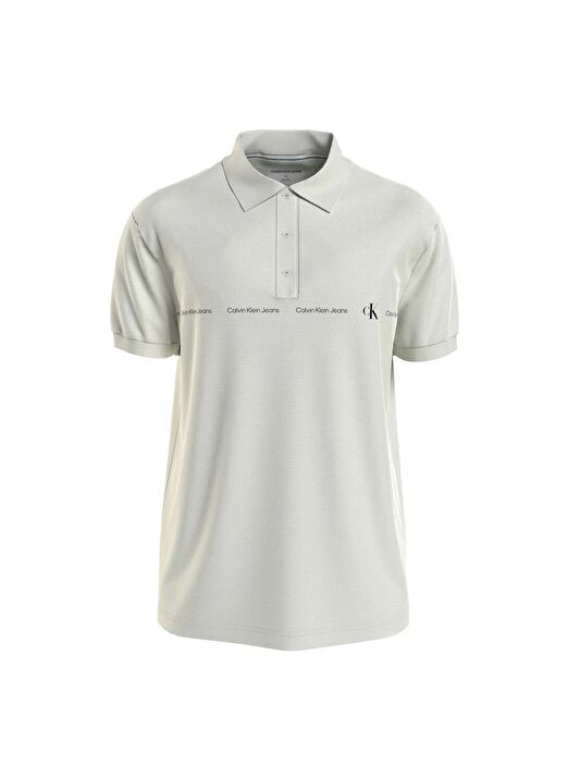 Calvin Klein Jeans Duz Beyaz Erkek Polo T Shirt J30J325432CGA Fiyatlar ve Modelleri Pazarama