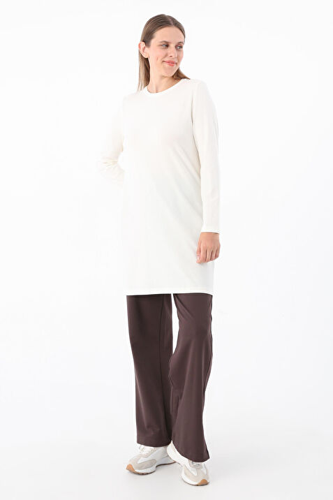 Ekru01 Basic Pamuklu Suprem Sweat Tunik Fiyatlar ve Modelleri Pazarama