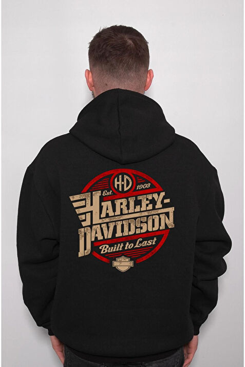 Harley Davidson Motorcycle Orange Bar Sweatshirt Unisex Kapu onlu Hoodie Fiyatlar ve Modelleri Pazarama