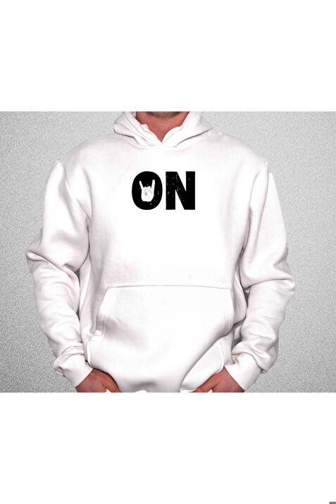 Rock And Roll Heavy Metal On Music Sweatshirt Unisex Kapu onlu Hoodie Fiyatlar ve Modelleri Pazarama