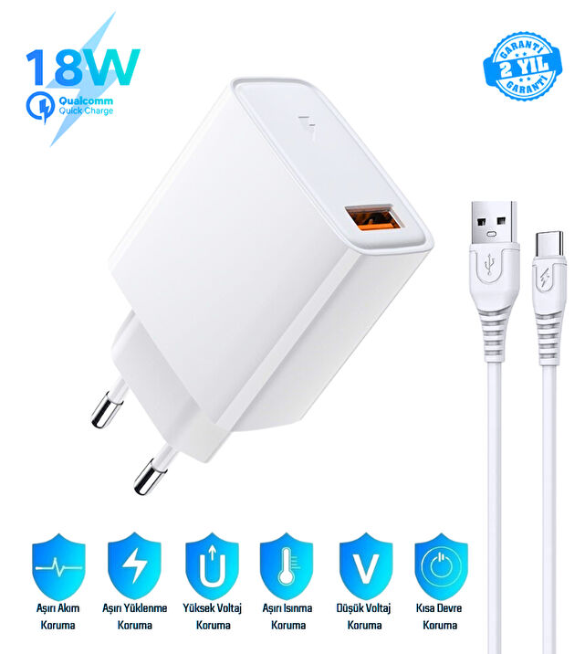 Samsung Galaxy M26 Uyumlu 18W 3.4A Type C Ultra H zl arj Cihaz arj Aleti Seti Adaptor Kablo thalatc Garantili Fiyatlar ve Modelleri Pazarama