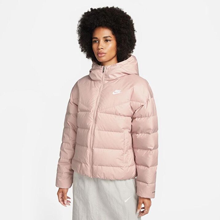 Nike Womens Storm Fit Pink Puffer Down Warm Winter Jacket Coat Somon Pembe i me Mont DQ5903 601