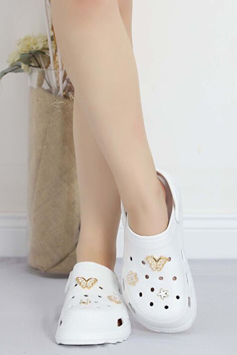 Honey Pearl Crocs Terlik Beyaz 16702.264. Fiyatlar ve Modelleri Pazarama