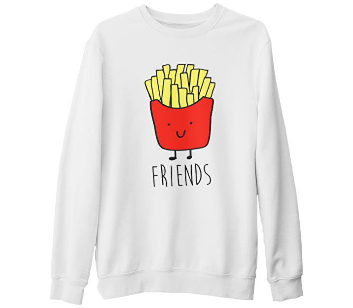 Best Friends Patates Beyaz Kal n Sweatshirt Fiyatlar ve Modelleri Pazarama