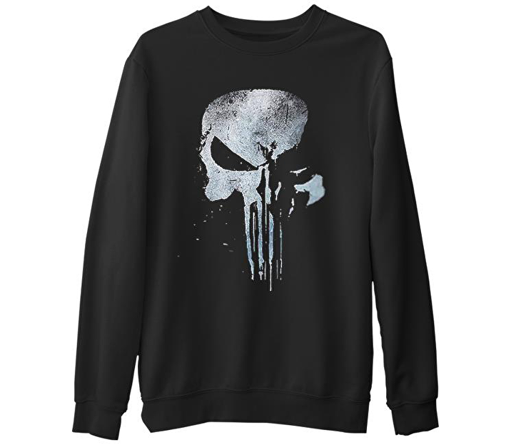 Punisher Logo 2 Siyah Erkek Kal n Sweatshirt Fiyatlar ve Modelleri Pazarama