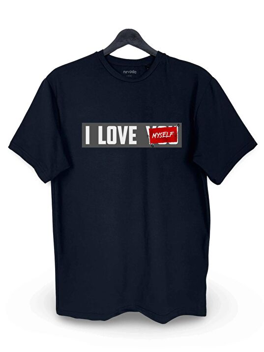Kendimi Seviyorum I Love Myself Bask l Loose Fit Bisiklet Yaka Unisex Ti ort Fiyatlar ve Modelleri Pazarama