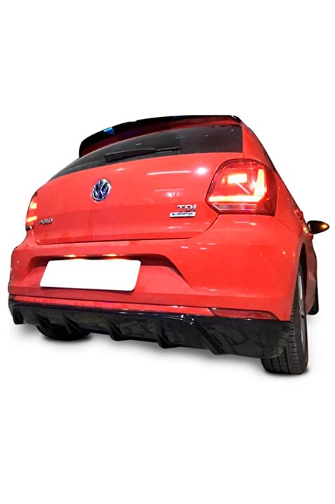 Volkswagen Polo 6r 2015 2017 Makyajl Arka Tampon Eki Difuzor plastik
